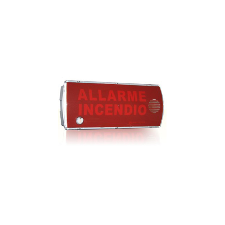 Segnale ottico acustico antiincendio